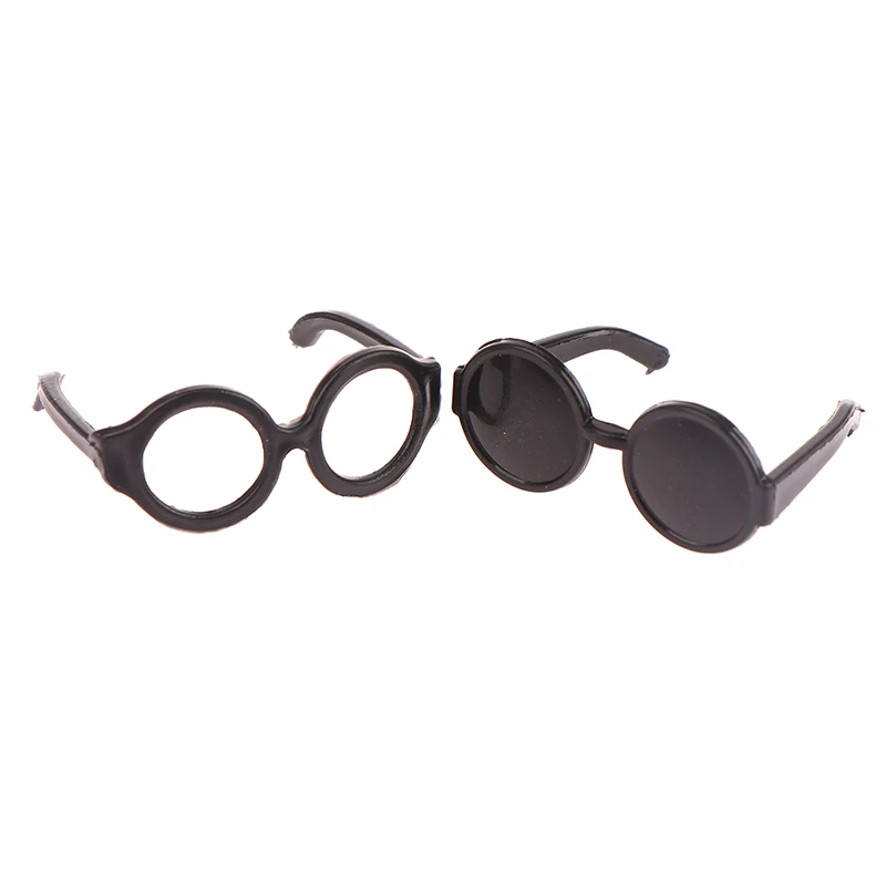 20Pcs Retro Metal Round Doll Glasses Frame Lensless Miniature Eyewear Great Collection Cool Eyeglasses For Blythe Doll Accessori
