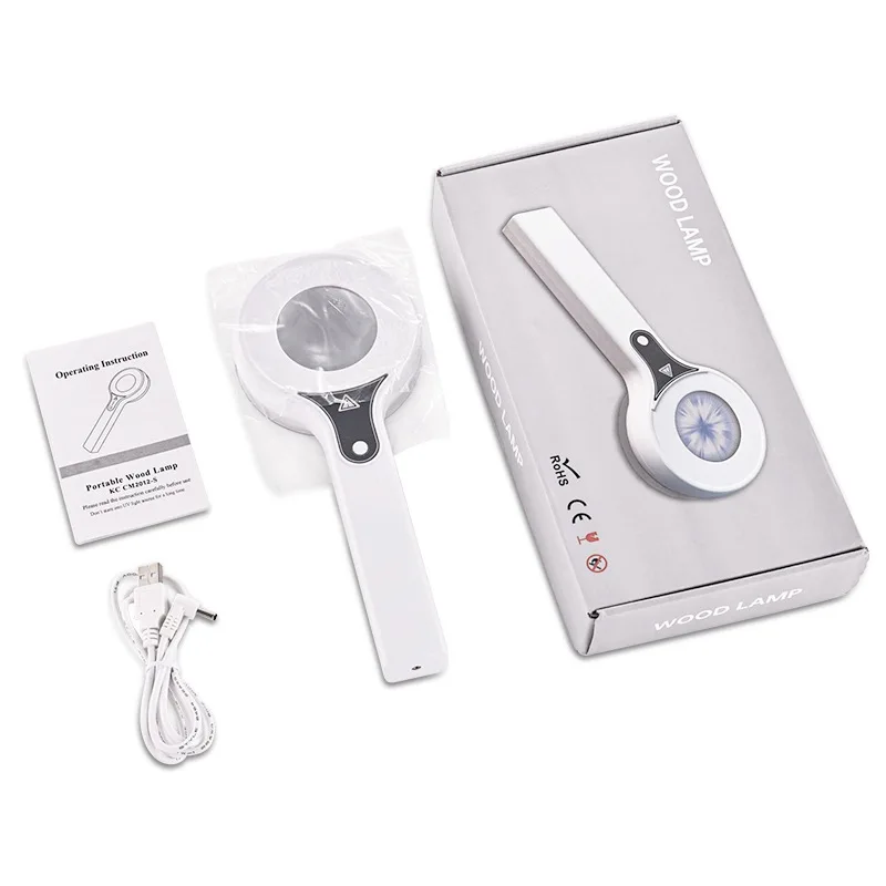 Woods Lamp Skin Analyzer For Skin UV Magnifying For Beauty Facial Testing Wood Lamp Light Analysis Detection Personal Care facial skin analyzer