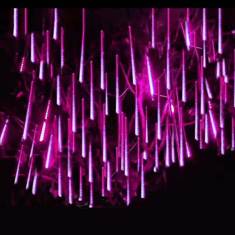 

8 Tubes LED Meteor Shower Holiday String Light Waterproof Fairy Garden Decor Outdoor Street Garland Christmas Decoration Navidad