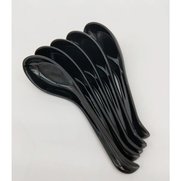 Soup Spoon 5pcs Japanese for Rice Ramen Wonton Dumplings Kitchen Cutlery