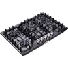 30 Inch LPG/NG Gas Cooktop Dual Fuel 5 Sealed Brass Burner Stainless Steel Hob 110V AC pulse Ignition Stainless 1