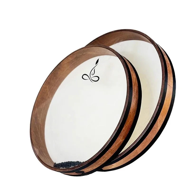 Wave Drum Sound Healing Professional Yoga Meditation Sheepskin Drums Spiritual Relaxation Massage Tambourine Musical Instrument