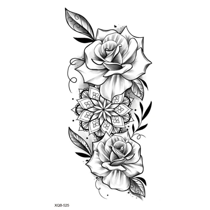 Tatuajes De Flores Para Hombres En Blanco Y Negro