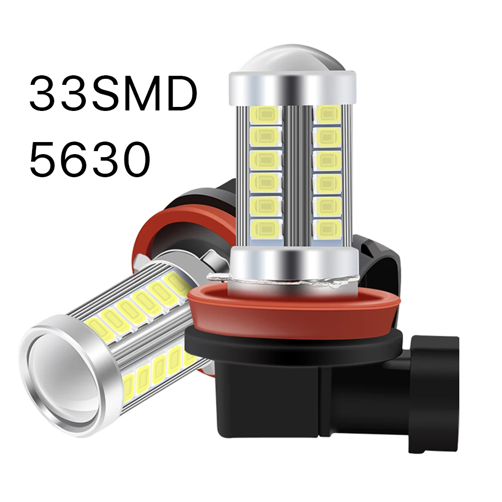2pcs H8 H11 LED 전구 안개등 현대 i10 i20 i30 i40 ix20 ix35 ix55 악센트 투손 H100 H200 H300 H350