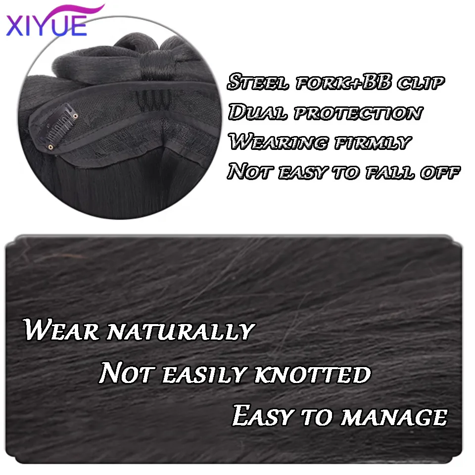 XIYUE  Hanfu wig with ancient style design classical palace style lazy one-piece hairband BB clip upgraded wig