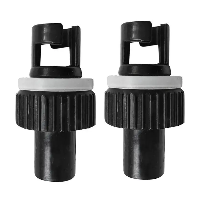 R6FE 2Pcs 카약 공기 밸브 어댑터 풋 펌프 카누 보트 풋 펌프 호스 어댑터 세트