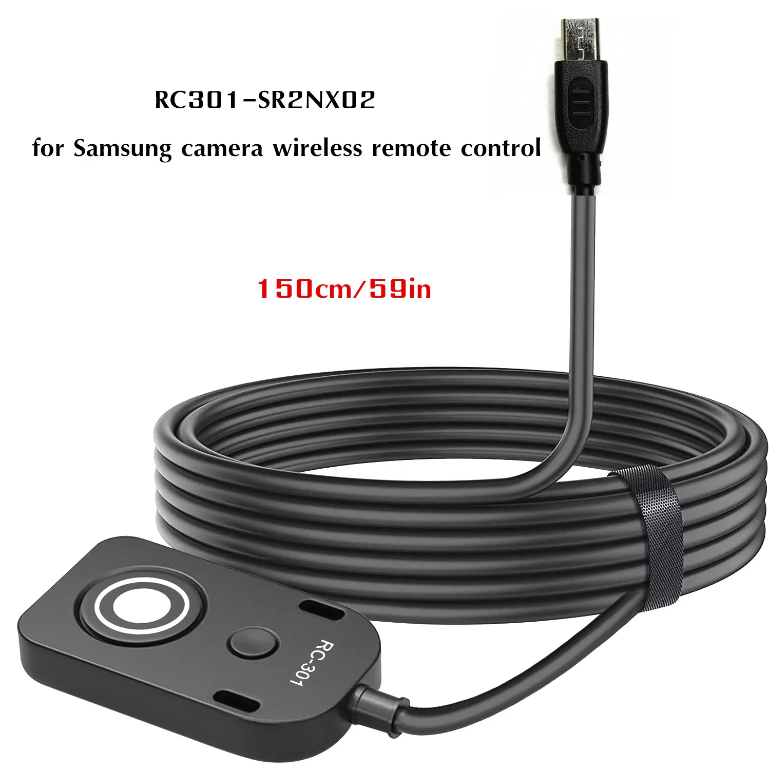 RC301-SR2NX02 Camera Remote Shutter Release Camera Remote Shutter Button for Samsung NX1000 NX30 NX300 N2000 Telephoto