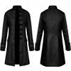 Adult Men Long Gothic Coat Steampunk Hooded Coat Dig Vampire Creator Cosplay Costumes for Halloween Festival Trench Coat 4
