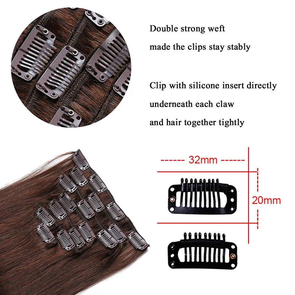 Рисунок 4 - Прямые накладные волосы на клипсе