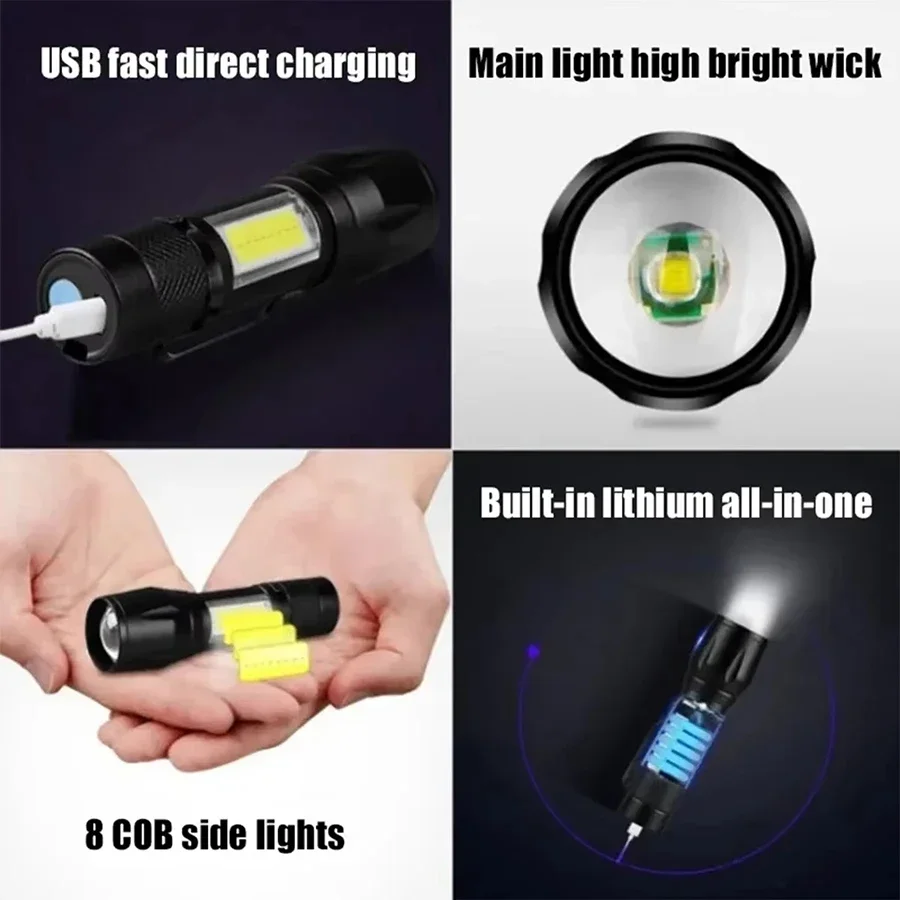 Mini LED Camping Flashlight 3