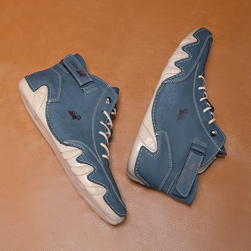 Fashion Men's Work Boots Low Cut Casual Driving Shoes Sneakers