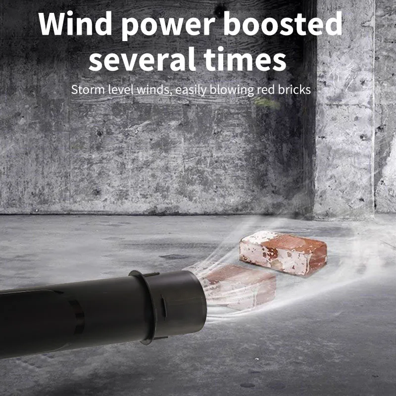 38000RPM 무선 송풍기, 브러시리스 모터가 장착된 전기 송풍기, 잔디 관리, 마당 및 정원용 휴대용 송풍기