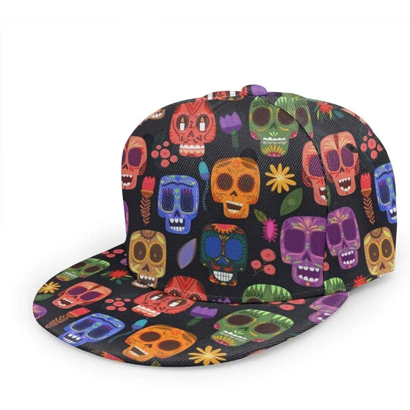 

Baseball Cap Men Women Rainbow Tie Dye Adjustable 3D Printed Outdoor Sports Cowboy Hats Flat Bill Hip Hop Hat