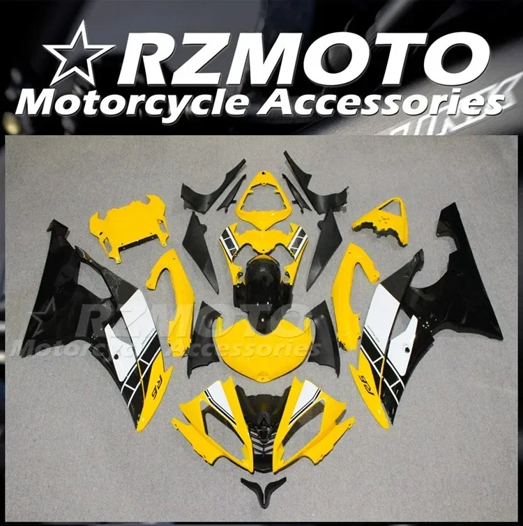 

4Gifts New ABS Motorcycle Fairings Kit Fit For YAMAHA YZF- R6 2008 - 2016 08 09 10 11 12 13 14 15 16 Bodywork Set Yellow