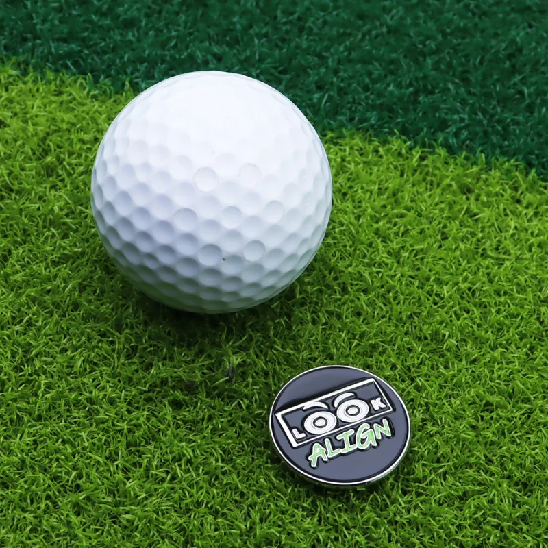 【 New 】 New creative metal enamel ball marker with golf accessories