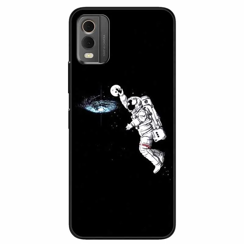 Cartoon Silicone Protective Soft Bumpers with Cool Wolf Design Phone Case
