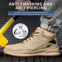 Male Safety Shoes Work Sneakers Indestructible Work Safety Boots Winter Shoes Men Steel Toe Shoes working shoes with protection