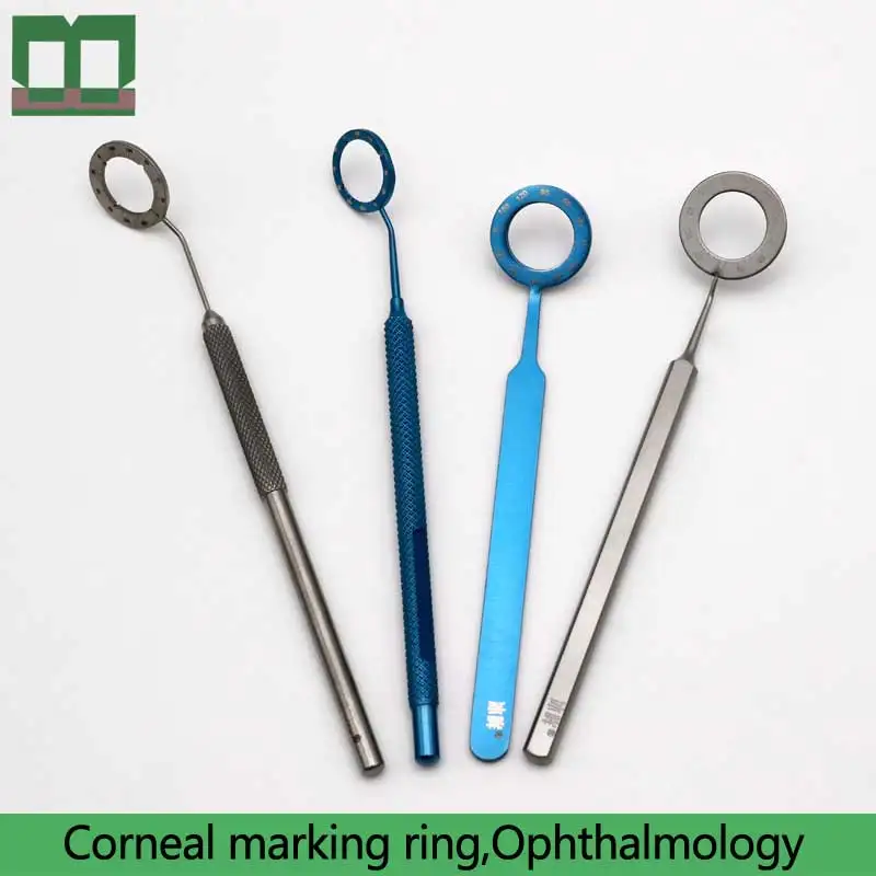 

Corneal marking ring stainless steel 12cm ophthalmology department medical surgical instrument A scale