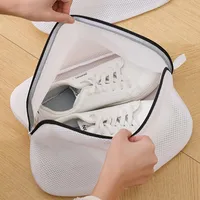 Anti-deformation Mesh Laundry Bag Washing Machine Shoes Bag Travel Shoe Storage Bags Protective Clothes Storage Box Organizer 1