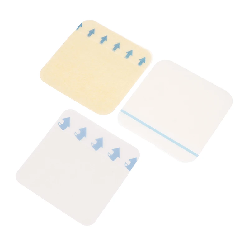 Wound Bandage Medical Wound Dressing 5Pcs Portable Hydrocolloid Adhesive Dressing Wound Self Adhesive Breathable Ultra Thin Waterproof Bedsore Heal Pad Patch