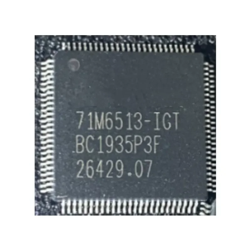 

10PCS 71M6513-IGT 71M6513 QFP100 Three-phase Electric Energy Metering Chip Is Sold with New Original Packaging