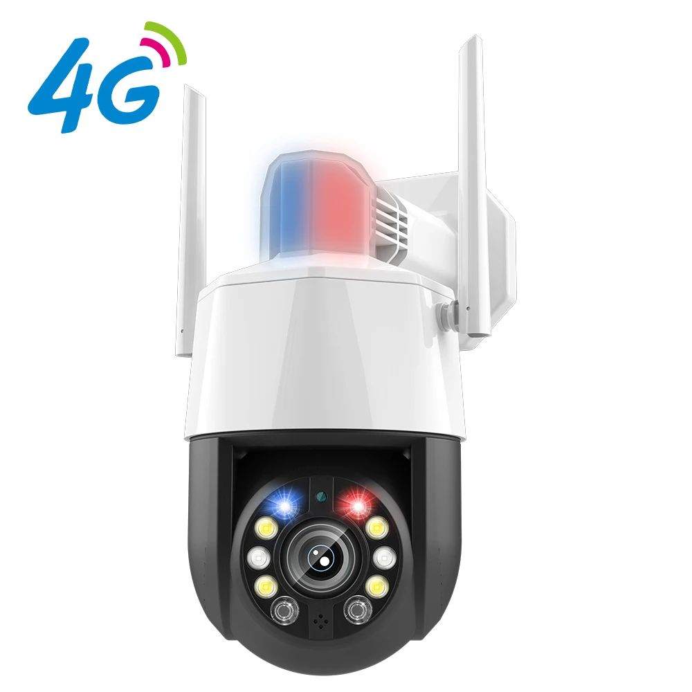 Cámara de seguridad IP PTZ HD de 5MP, cámara de vigilancia con Zoom 40X,  4G, tarjeta