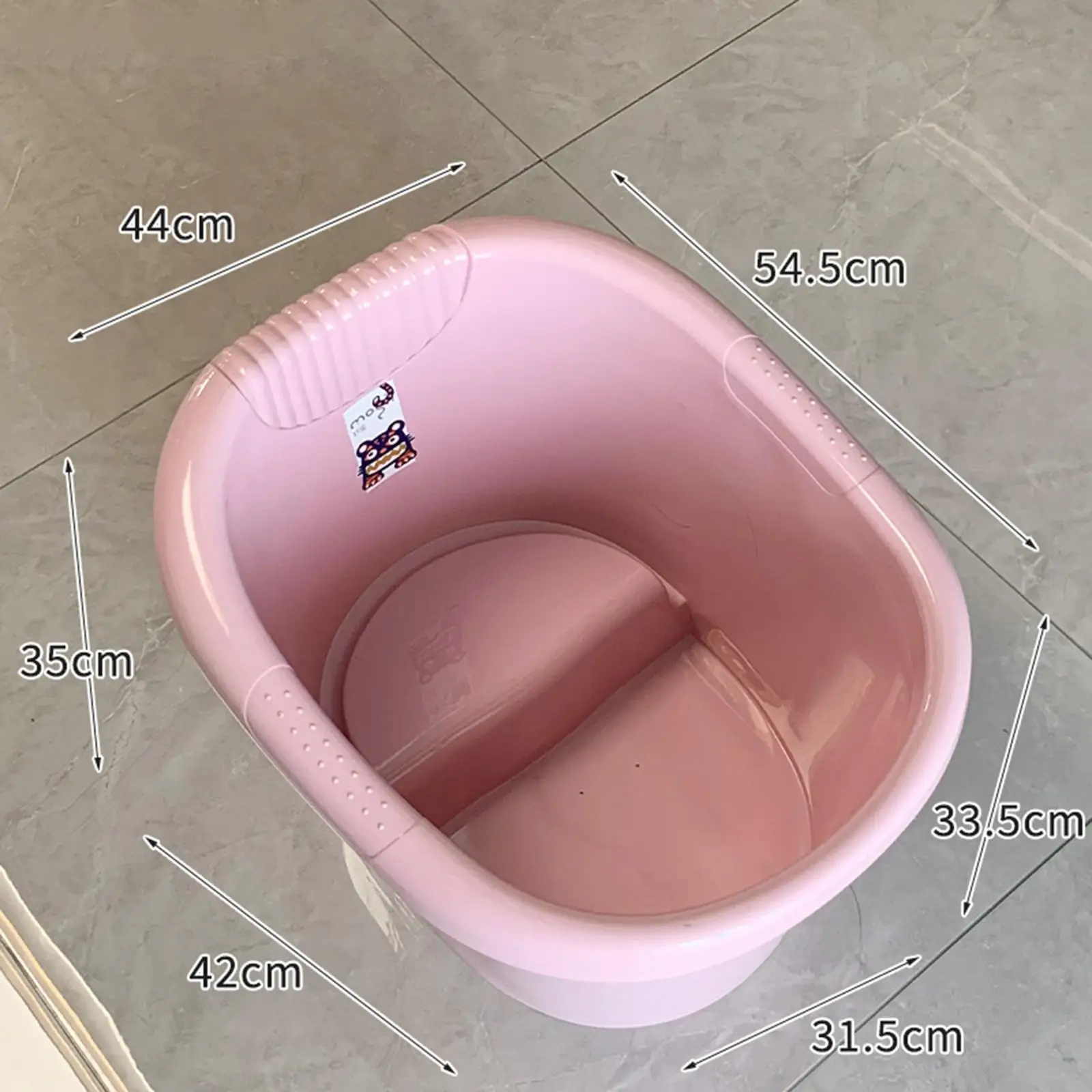 Baby Bath Tub Bathing Seat Comfortable Non Slip Baby Shower Bucket Portable Infant Bathtub for Baby Boys Girls Kids Toddlers