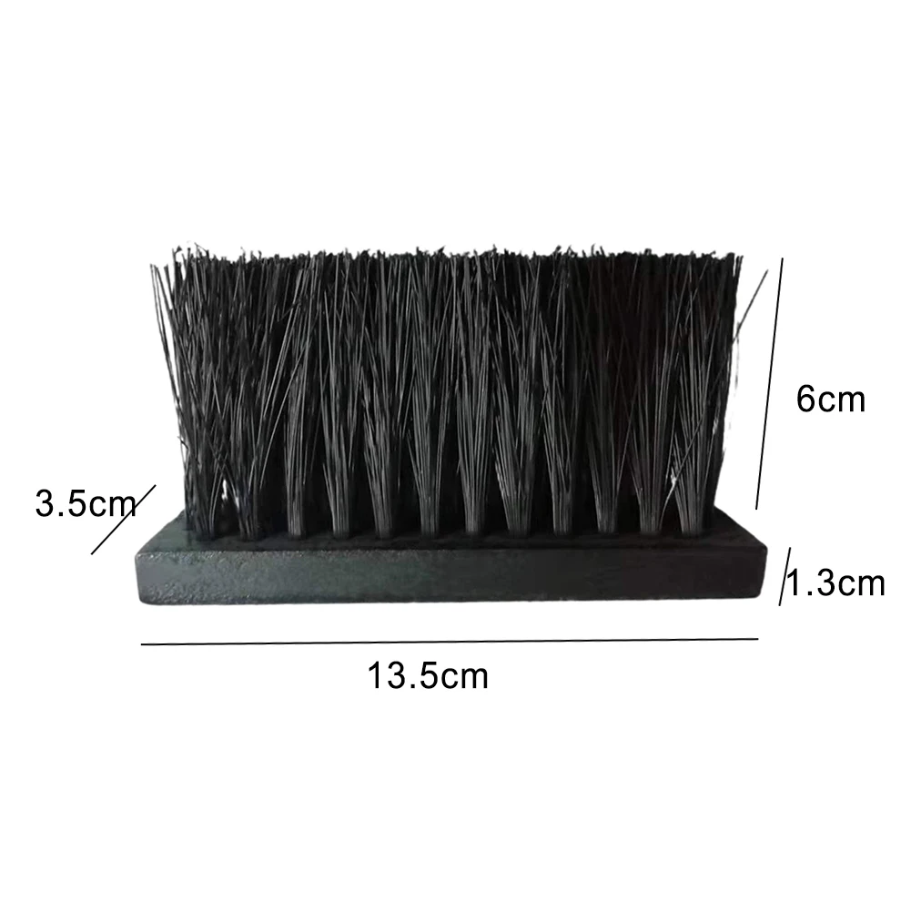 1pc Square Brush Head Fireplace Edge Supplementary Cleaning Fireplace Wall Cleaning Brush Home Cleaning Tool Accessories