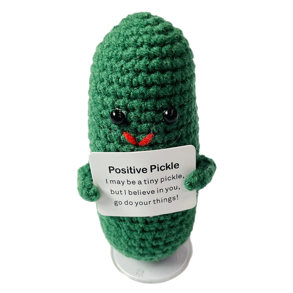  Mini Funny Positive Potato, 3 inch Knitted Potato Toy