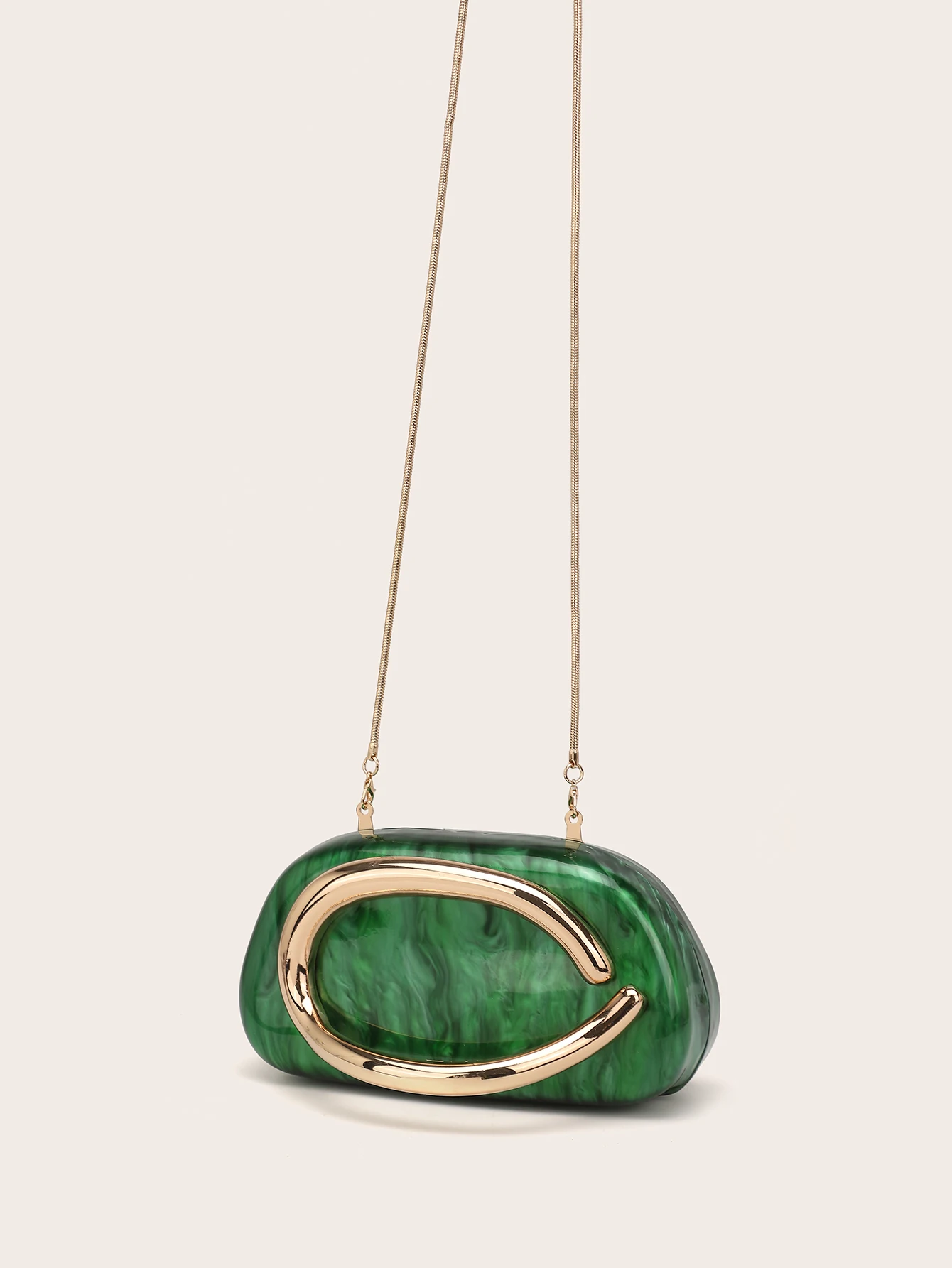 Luxury Evening Clutch Bag - Womens Wedding Party Crossbody Handbag