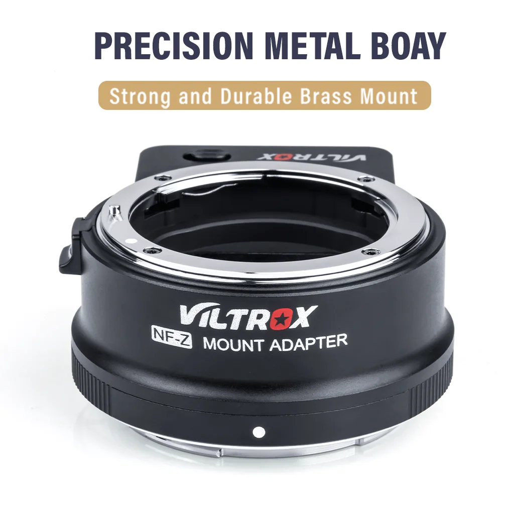 Viltrox NF-Z Adapter Ring Nikon F Mount NIKKOR F Lens to Nikon Z DG-Z Mount Tube Lens Adapter  For Z6 II Z7 Z50 Z30 Z9 ZFC