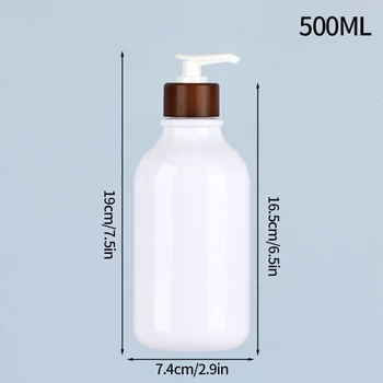 300 ml/500 ml เครื่องจ่ายสบู่เหลวขวดแชมพูขวดปั๊มสบู่คอนเทนเนอร์โลชั่นห้องน้ําแชมพู Conditioner Dispenser 23