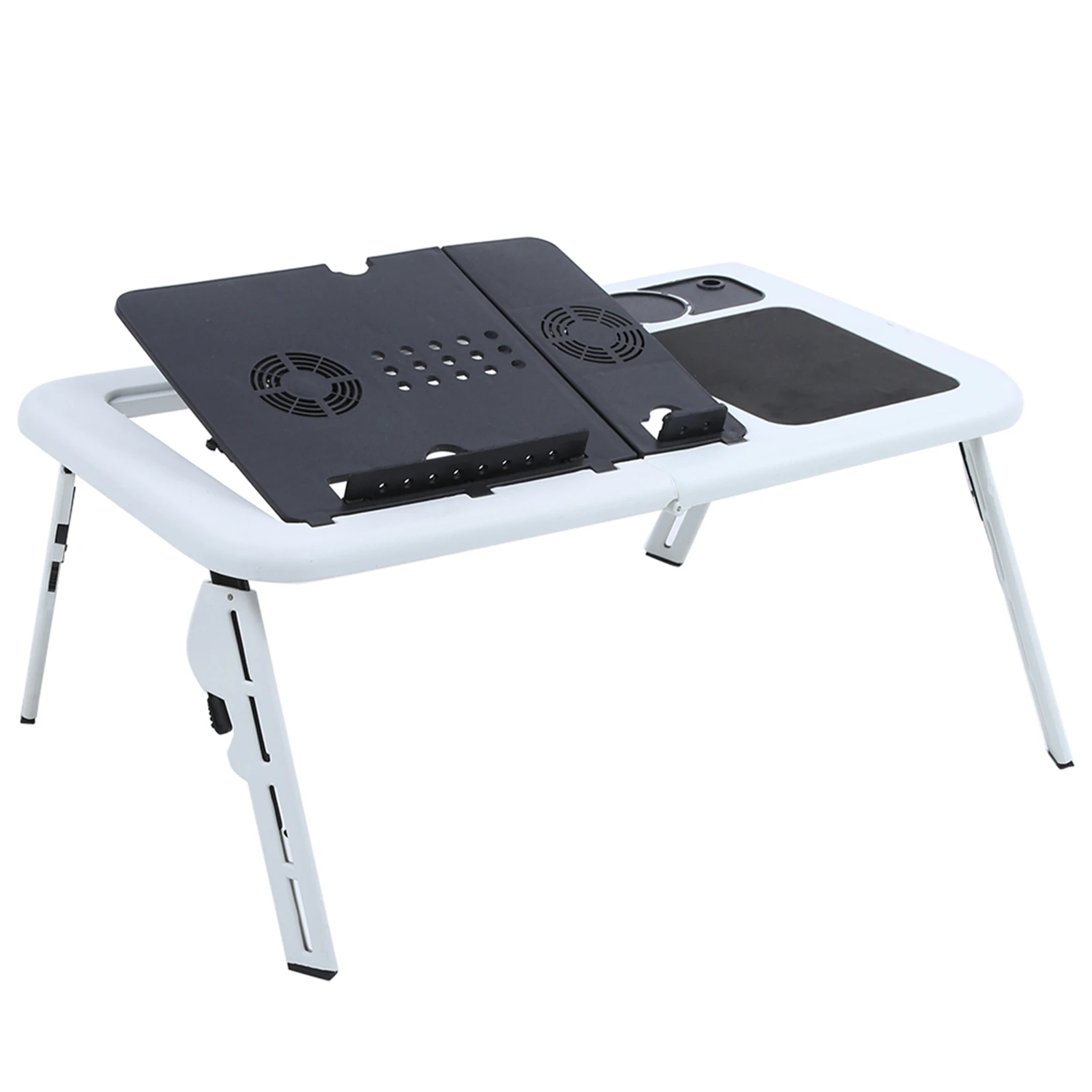 Adjustable Laptop Desk Laptop Notebook PC Folding Portable Car Bed Sofa Desk Stand Table Tray Cool Fan Lightweight Laptop Desk 5