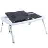 Adjustable Laptop Desk Laptop Notebook PC Folding Portable Car Bed Sofa Desk Stand Table Tray Cool Fan Lightweight Laptop Desk 5