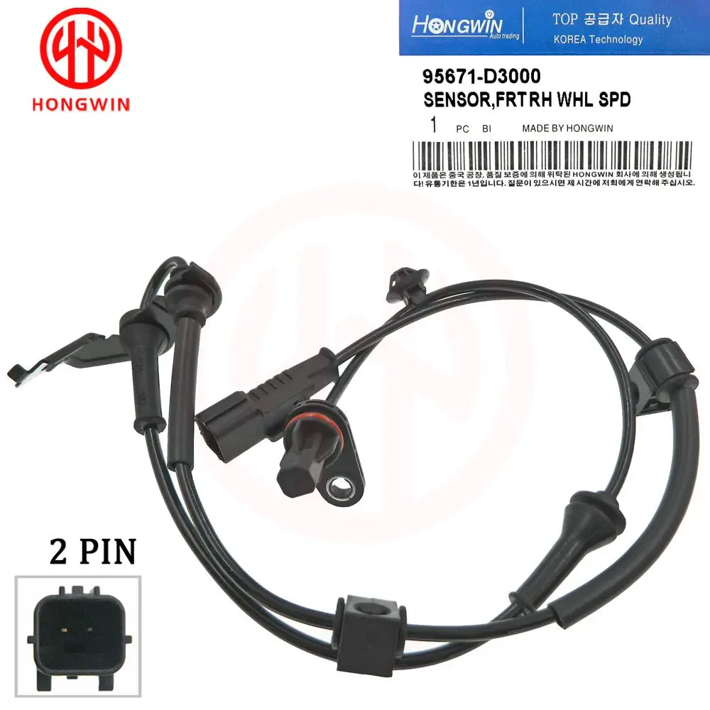 95671-D3000 95670-D3000 95671-F8000 Front Right Left ABS Speed Sensor for Hyundai Tucson-/ Kia Sportage-2.0L