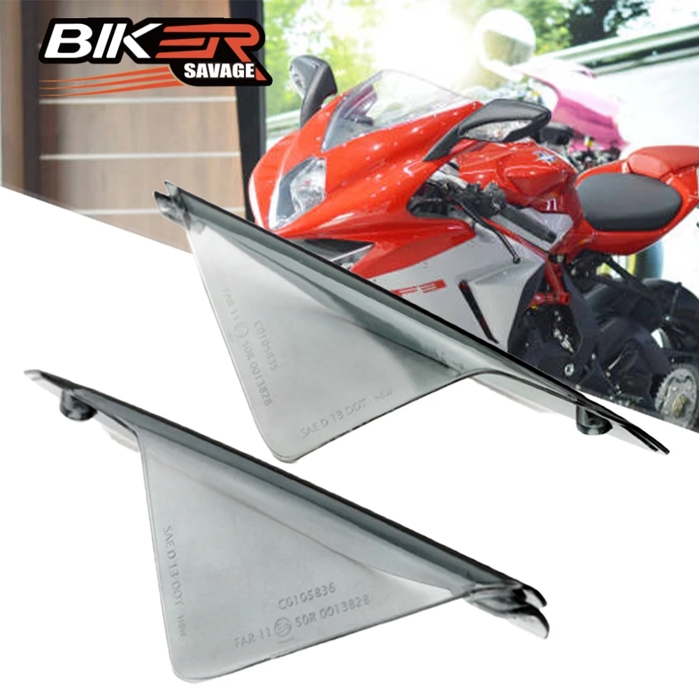 MVアグスタF3純正ウインカーミラー左_AGSTAレンズは割れ無し mvアグスタ f3 ミラーの通販