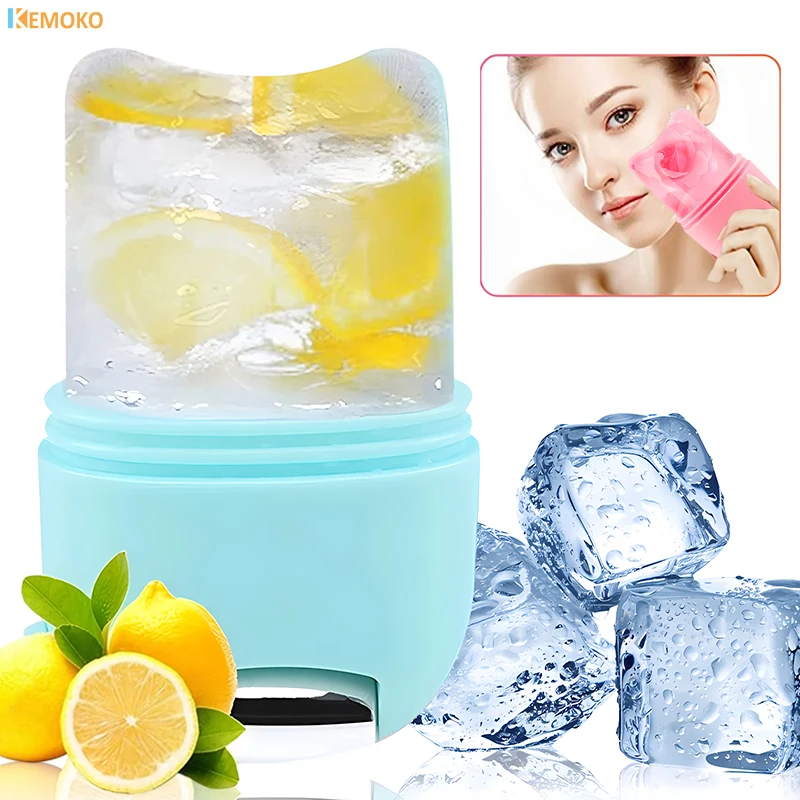 2 In 1 Rullo Di Ghiaccio Per Il Viso Gua Sha Rullo Facciale Sollievo Dal Gonfiore Massaggio Cura Della Pelle Strumento Di Trattamento Di Bellezza Mass