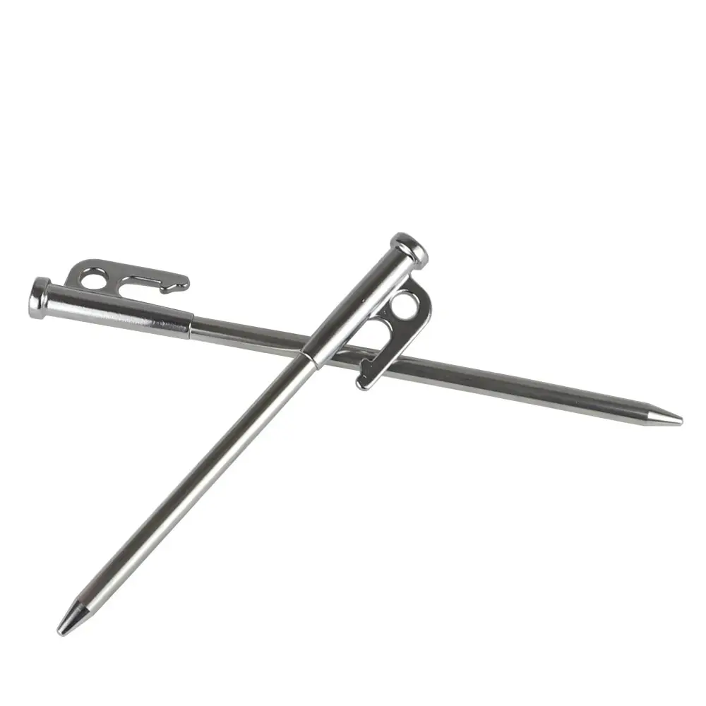4 Packs Of Stainless Steel 420 Outdoor Tomb Tent Ground Nails Camping Ground Nails Anti Falling Tent tent pegs