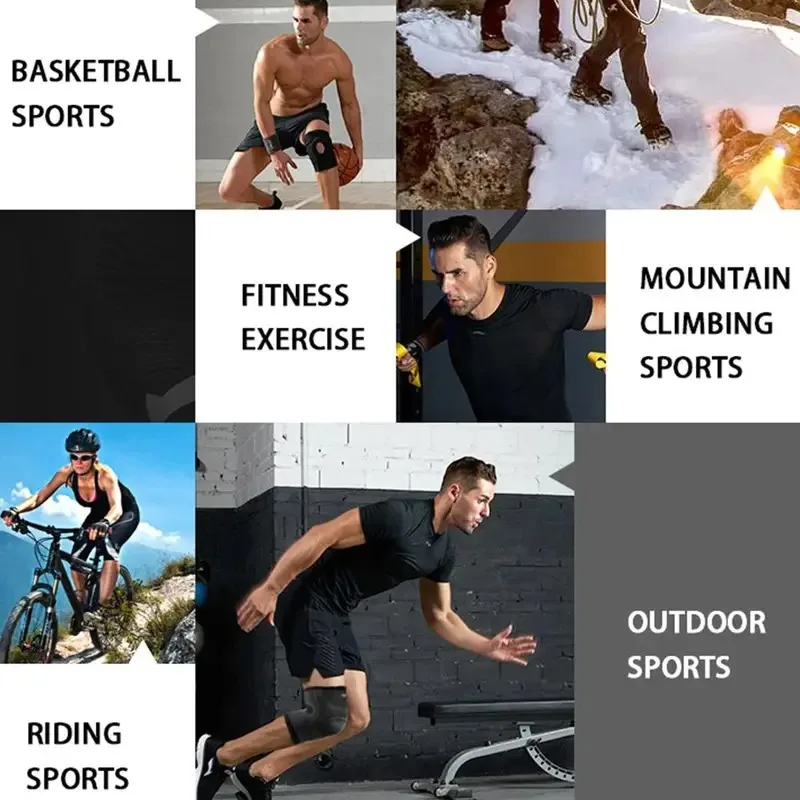 1PC Adjustable Orthopedic Knee Brace Support Patella Protector Meniscus Ligament Guard Sport Kneepad for Joint Pain Relief