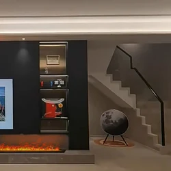 150CM 3D atomized fireplace, high-end electrical decoration, decorative electric fireplace, safe multi-color simulated flame