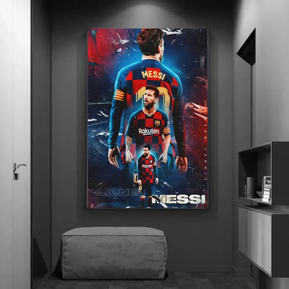 Anime Poster Poster Prints Football Star Anime Posters Sticky Decoracion Painting Wall Art White Kraft Paper Wall Decor
