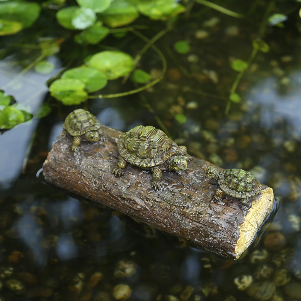 Floating Turtle Garden Statue Resin Figurine 1pc