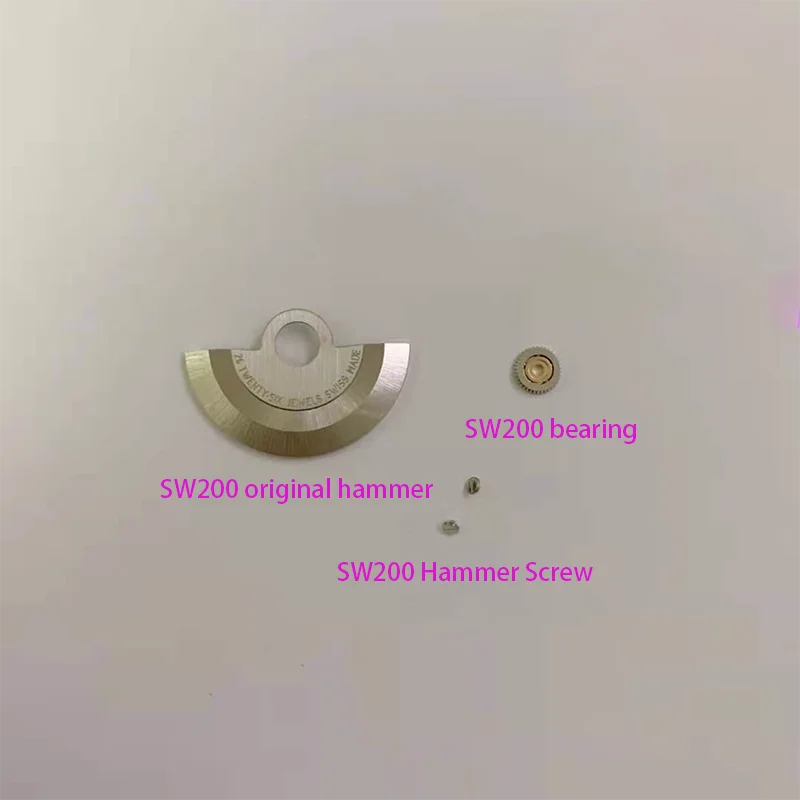 

Watch accessories (original) suitable for Swiss SW200 movement automatic hammer and disc SW240 automatic bearing screws