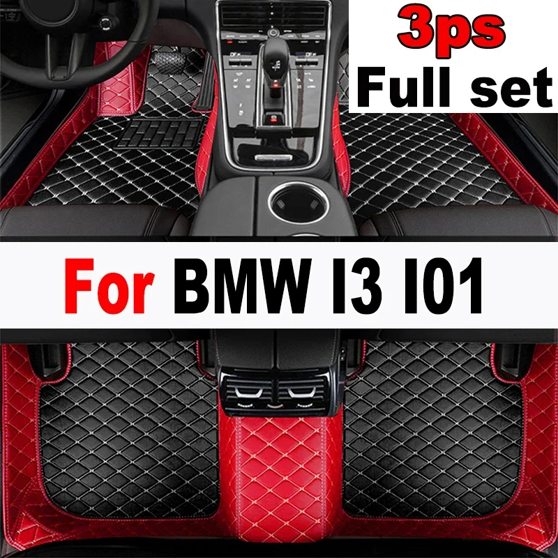 

Car Floor Mats For BMW I3 I01 2013~2022 Luxury Leather Mat Rug Auto Waterproof Carpet Set Interior Parts Car Accessories 2014