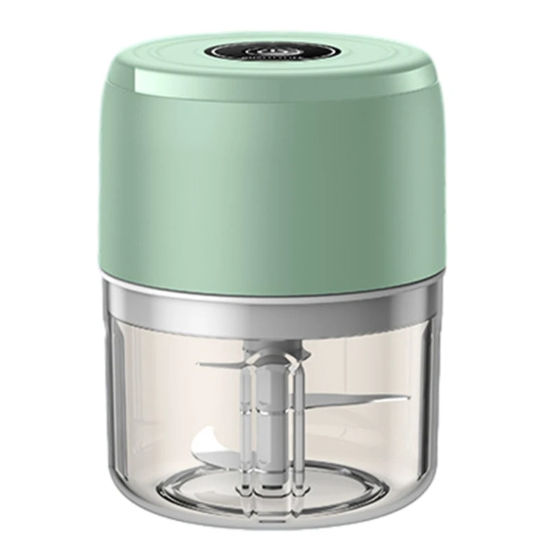 N0PFElectricFoodChopperGarlicCrusherGrinderMiniGarlicPress