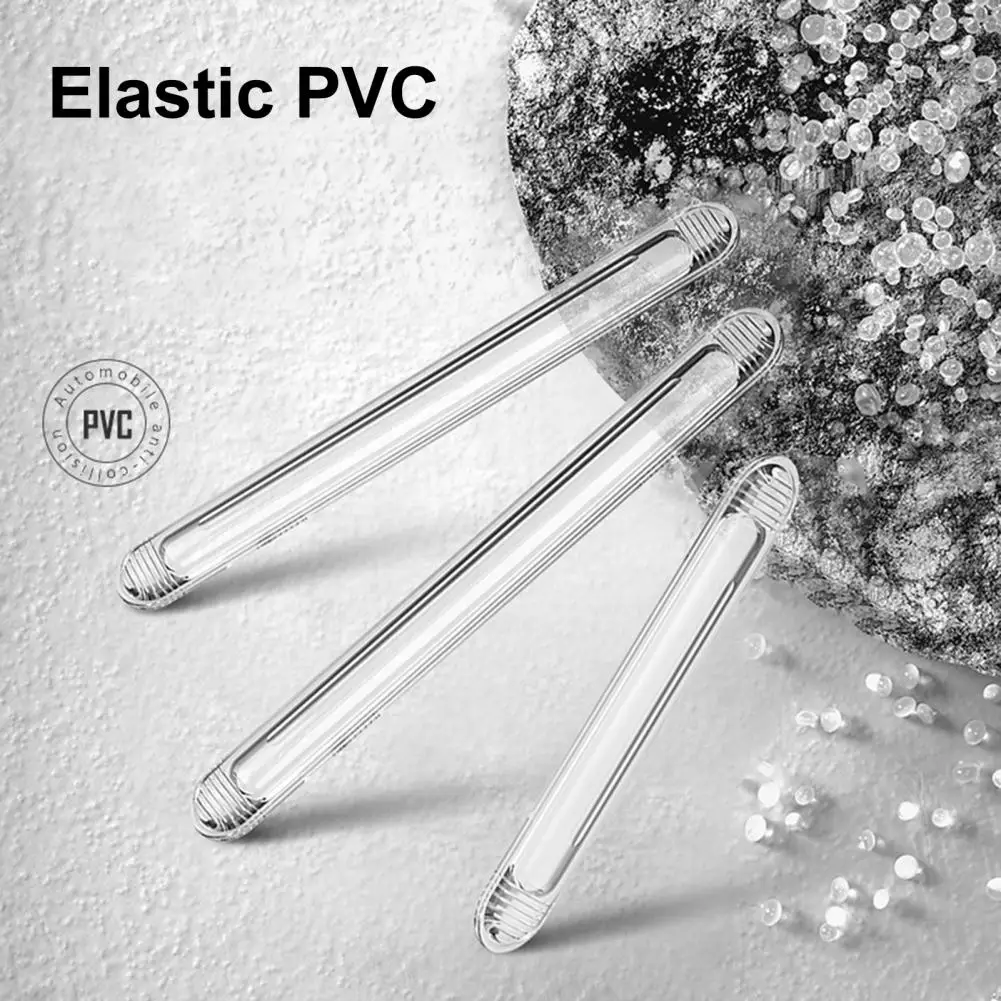 Popular Anti-collision Strips Adhesive Transparent Rearview Mirror Strips Door Handle 4Pcs