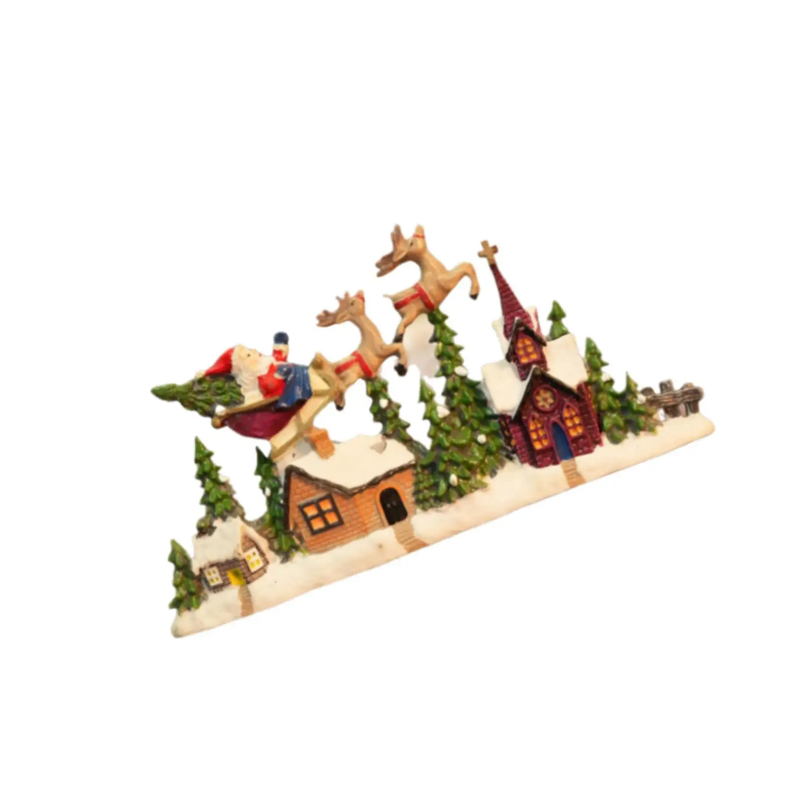 Christmas Village House Figurine Collection Xmas Decor Christmas Tabletop Decoration for Desk Bedroom Holiday Cabinet Party Christmas Village House Figurine Collection Xmas Decor Christmas Tabletop Decoration for Desk Bedroom Holiday Cabinet Party