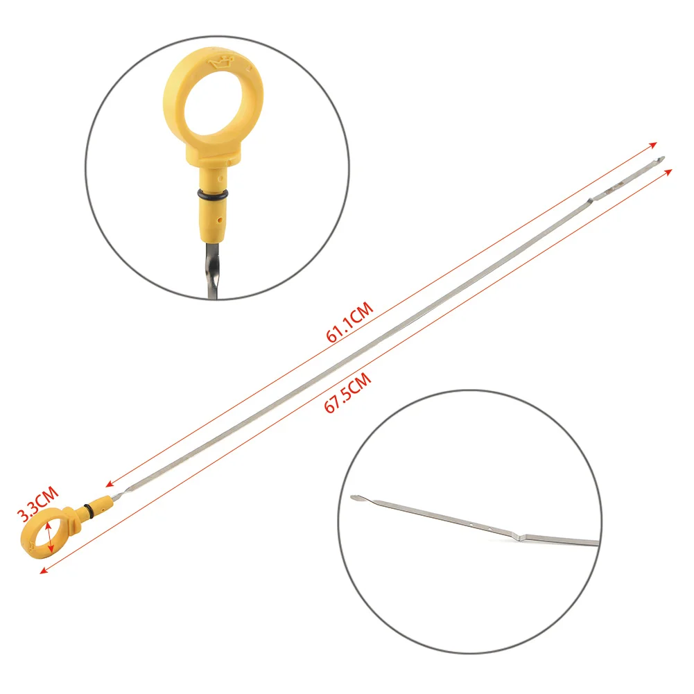675mm Car 5.7L Engine Oil Level Dipstick For Dodge Challenger Charger 2009- 4792872AF 4792872AE