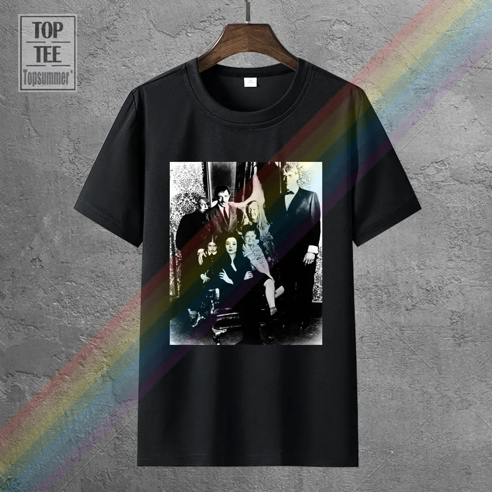 

Men Summer Short Sleeves Casual The Adams Family Shirt T10 Tshirt Horror Tv Witchcraft Witch