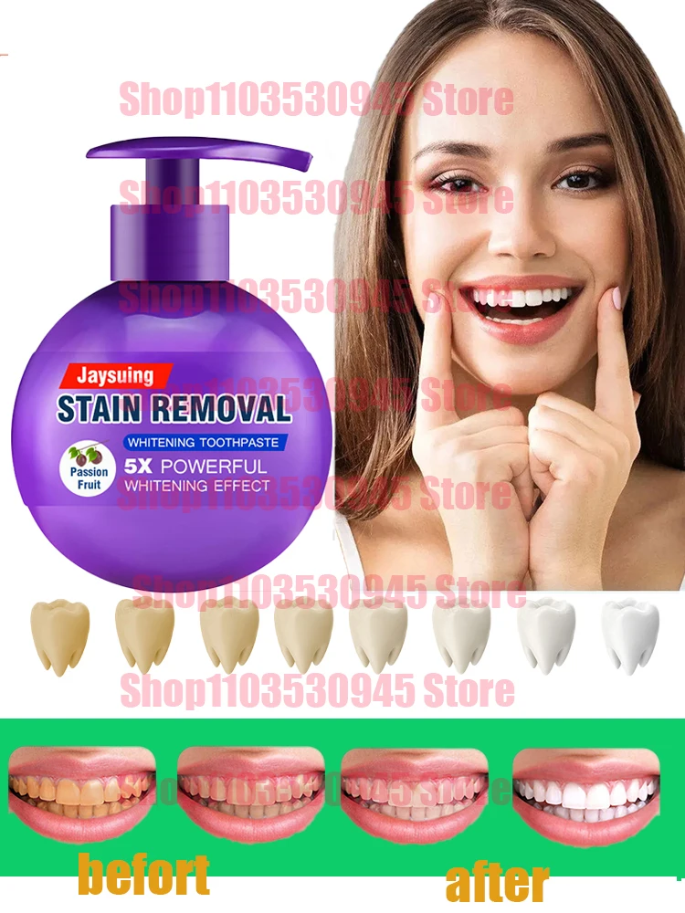 

Teeth Cleansing Whitening Mousse Whitening Teeth Remove tooth stains Clean mouth Fresh Breath Mousse Foam Portable toothpaste